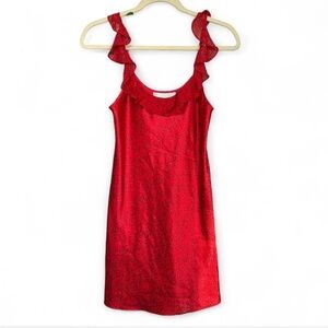 Morgan Taylor Heart Patterned Red Garment